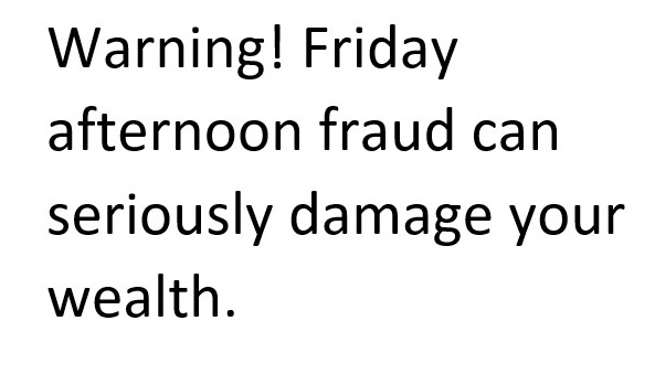 Bank holiday fraud warning for Conveyancers